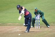 BRISTOL, ENGLAND - JULY 18: Sarah Taylor of England batting during the Semi-Final ICC Women's World Cup 2017 match between England and South Africa at The Brightside Ground on July 18, 2017 in Bristol, England. (Photo by Nathan Stirk/Getty Images)
